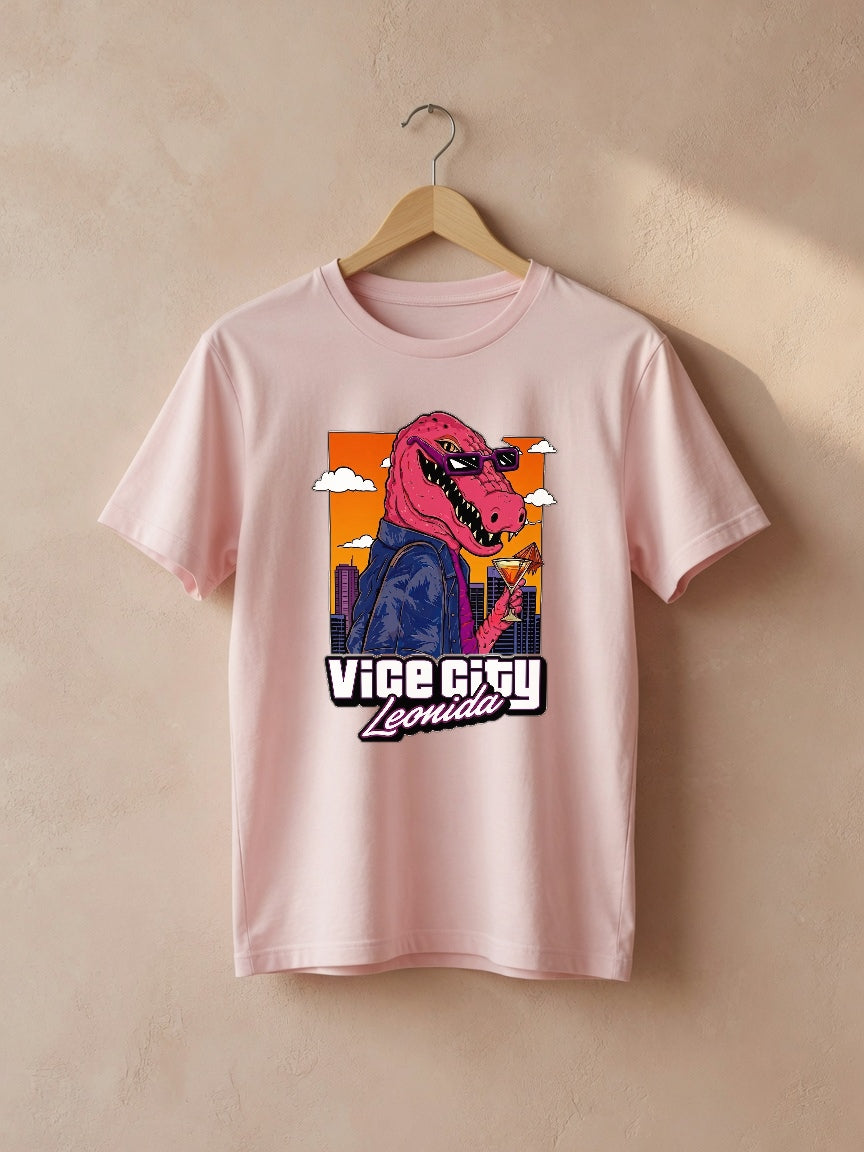 Vice Leonida Gator Tee - Blossom - hanger