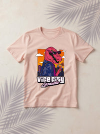 Vice Leonida Gator Tee - Blossom - flat lay